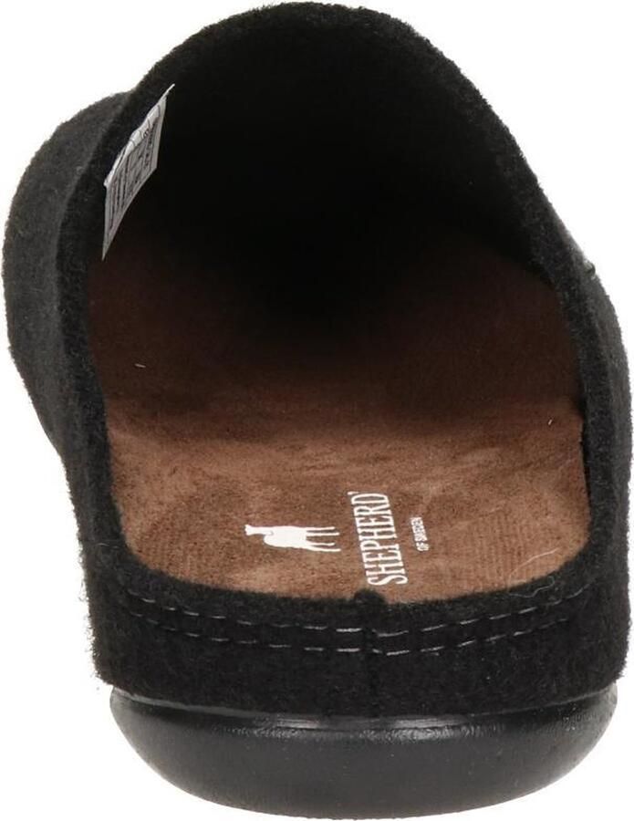 SHEPHERD OF SWEDEN Sheperd Jon heren pantoffel Zwart - Foto 4