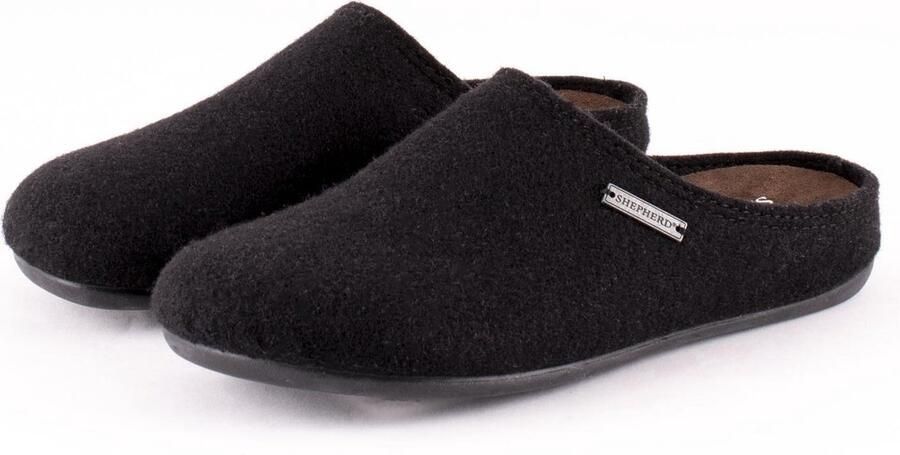 SHEPHERD OF SWEDEN Sheperd Jon heren pantoffel Zwart - Foto 10