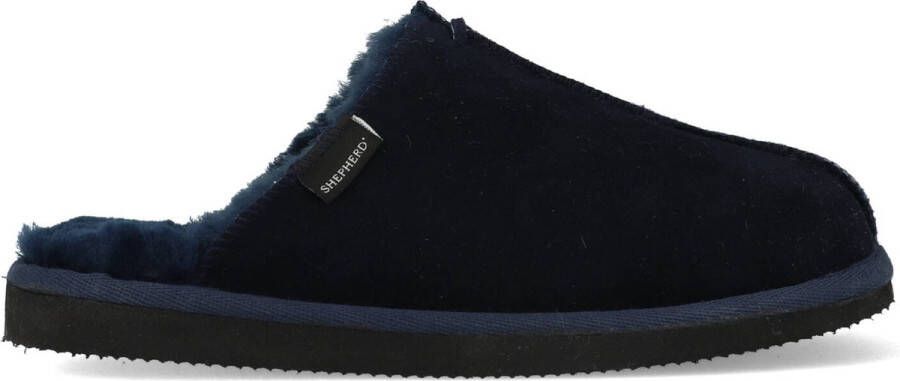 SHEPHERD OF SWEDEN Hugo slippers Heren Sloffen Donkerblauw