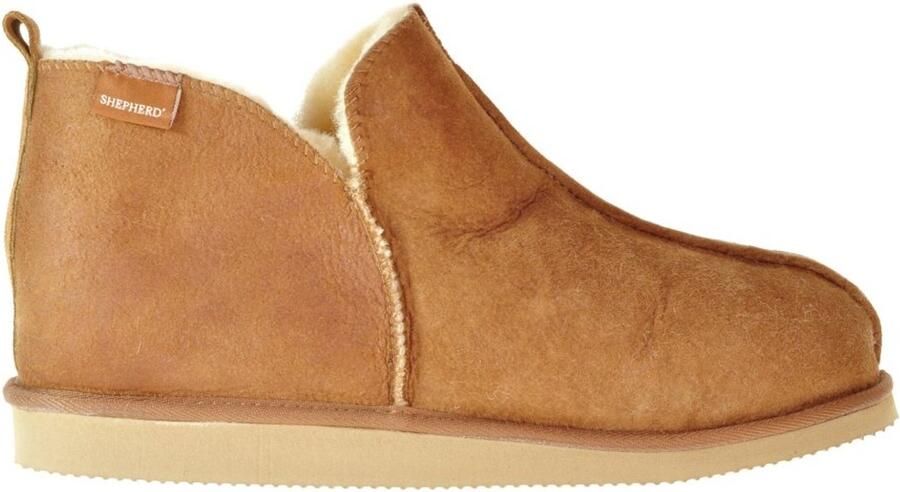 Shepherd ANTON 4921052 Dames pantoffelsHeren pantoffels Cognac
