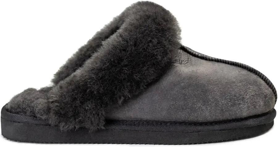 SHEPHERD OF SWEDEN Shepherd 468 Jessica Dames pantoffels 610-Mat-Zwart