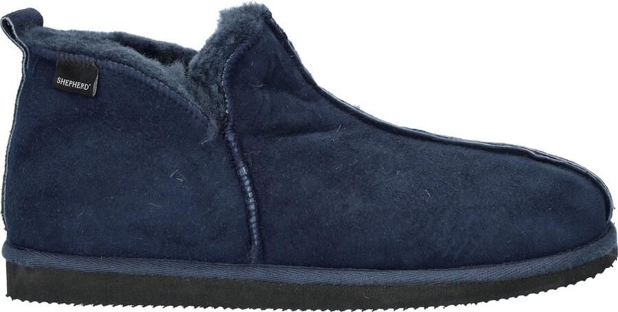 SHEPHERD OF SWEDEN Anton slippers Heren Sloffen Donkerblauw