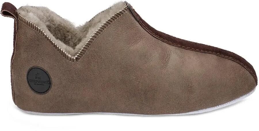 SHEPHERD OF SWEDEN Henrik slippers Heren Sloffen Donkerbruin - Foto 3
