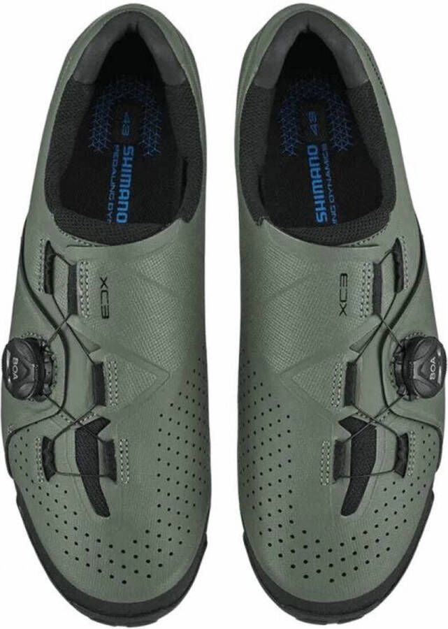Shimano XC300 MTB-schoenen Olive Heren