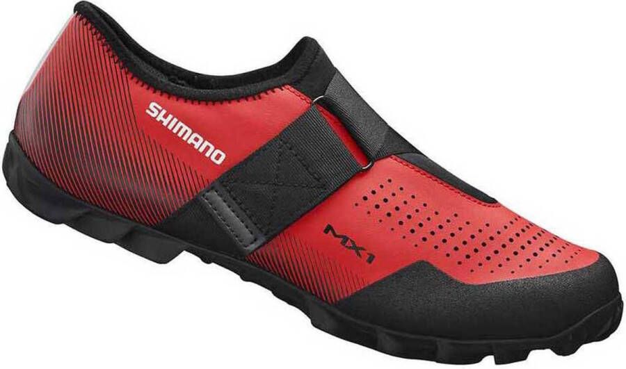 Shimano MX100 MTB-schoenen Red Heren - Foto 1