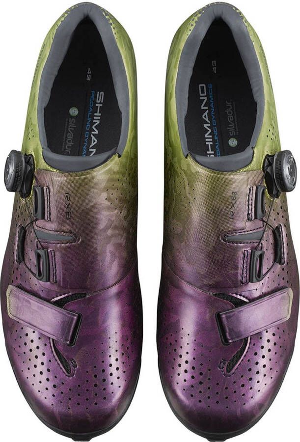 Shi o RX800 Fietsschoenen Gravel Paars Groen