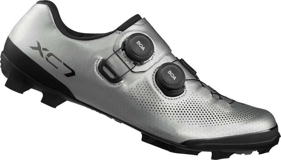 Shimano X mountainbikeschoenen zilver heren
