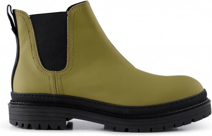 Shoe the Bear Arvid chelsea boots leather Groen Heren