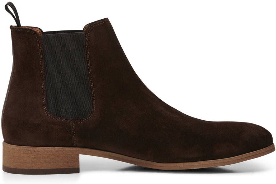 Shoe the Bear Dev chelsea boot waxed Bruin Brown Heren
