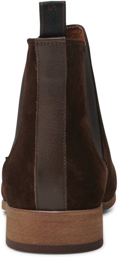 Shoe the Bear Dev chelsea boot waxed Bruin Brown Heren