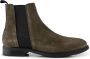 Shoe the Bear Linea chelsea boot suede Stone Gray Heren - Thumbnail 1