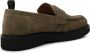 Shoe the Bear Casual Suède Loafer Khaki Green Heren - Thumbnail 1