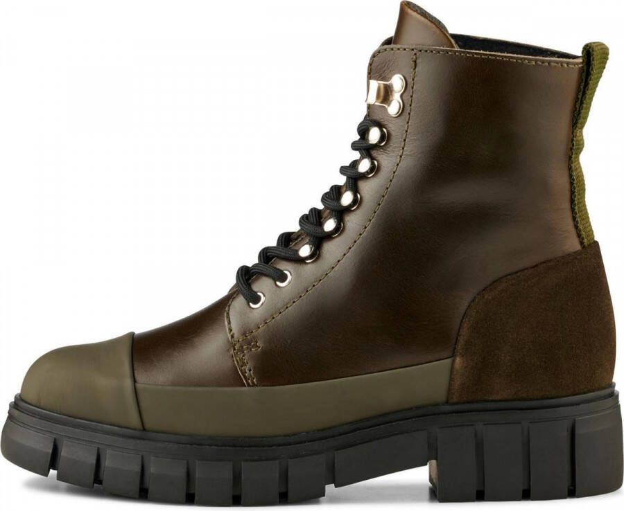 Shoe the Bear Rebel Veterschoen van leer Green Dames