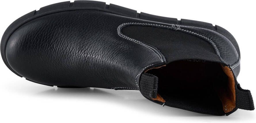 Shoe the Bear Chelsea Leren Laars Klassieke Stijl Black Dames