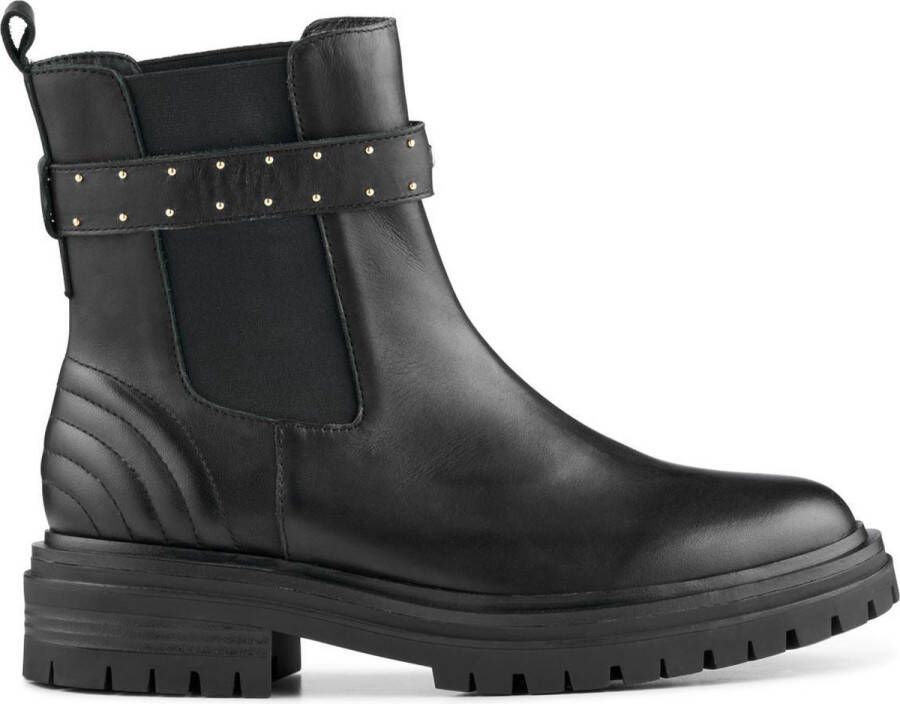 Shoe the Bear Franka leren chelsea laars Zwart Black Dames