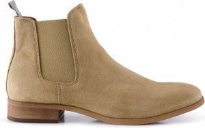 Shoe the Bear Klassieke Chelsea-laars van suède Beige Heren