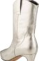 Shoe the Bear Metallic Western-geïnspireerde Puntige Neus Laarzen Gray Dames - Thumbnail 1