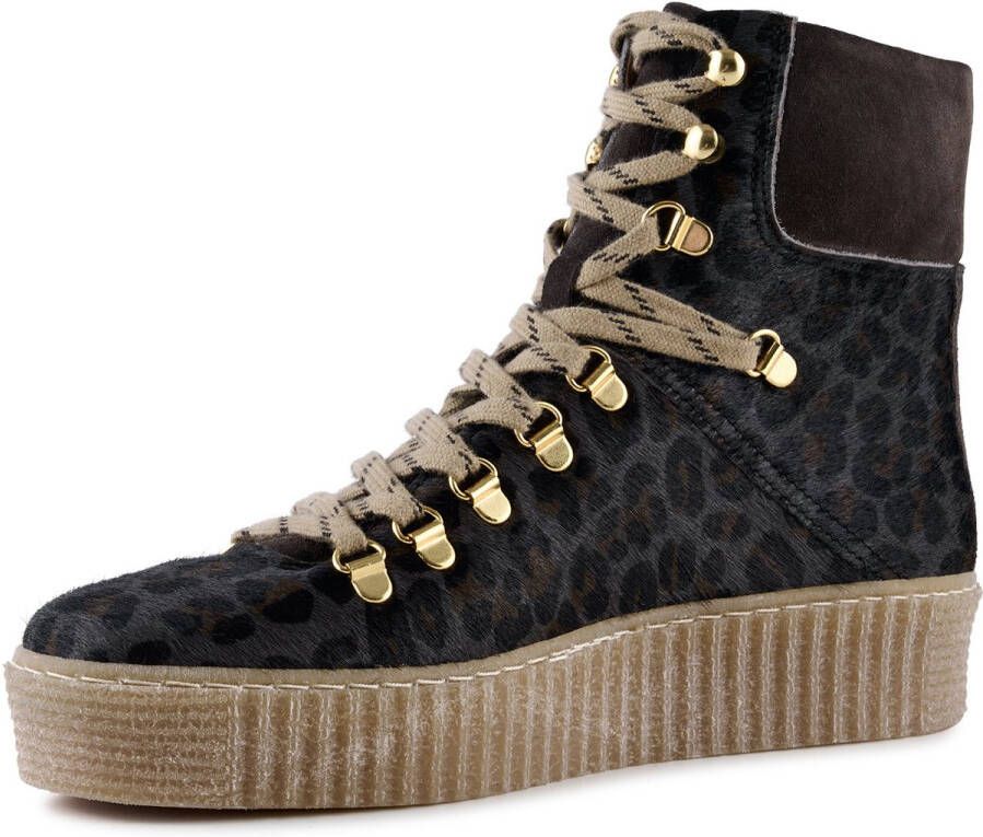 Shoe the Bear Agda Suède Veterschoen Gray Dames