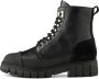 Shoe the Bear Rebel lace-up boots leather Black Black Zwart Dames - Thumbnail 1