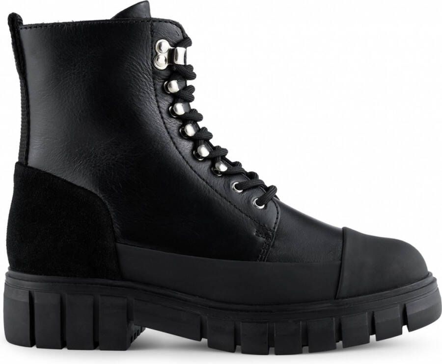 Shoe the Bear Rebel lace-up boots leather Black Black Zwart Dames - Foto 3