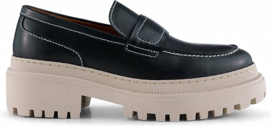 Shoe the Bear Iona loafer leer WIT Krokodil White Dames
