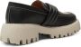 Shoe the Bear Chunky Leren Loafer Zwart Contrast Black Dames - Thumbnail 1