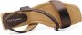 Shoe the Bear Sylvi Slingback Hoge Hak Sandalen Brown Dames - Thumbnail 1