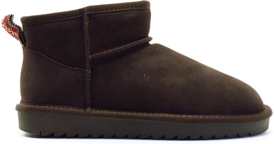 Shoecolate laag suede bruin 8.25.55.052.02 Bruin