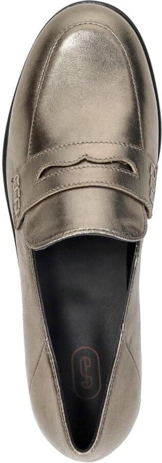 Shoecolate Mocassin goudkleur