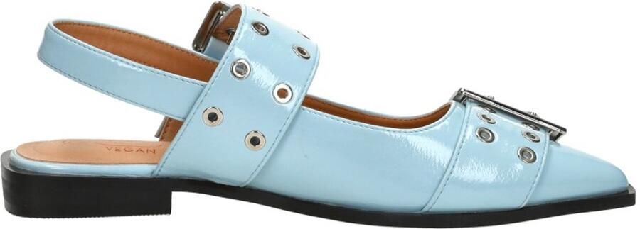 Shoecolate Slingbacks licht blauw