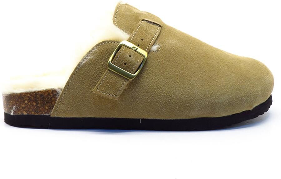 Shoecolate vacht slipper suede 8.25.55.030 BEIGE