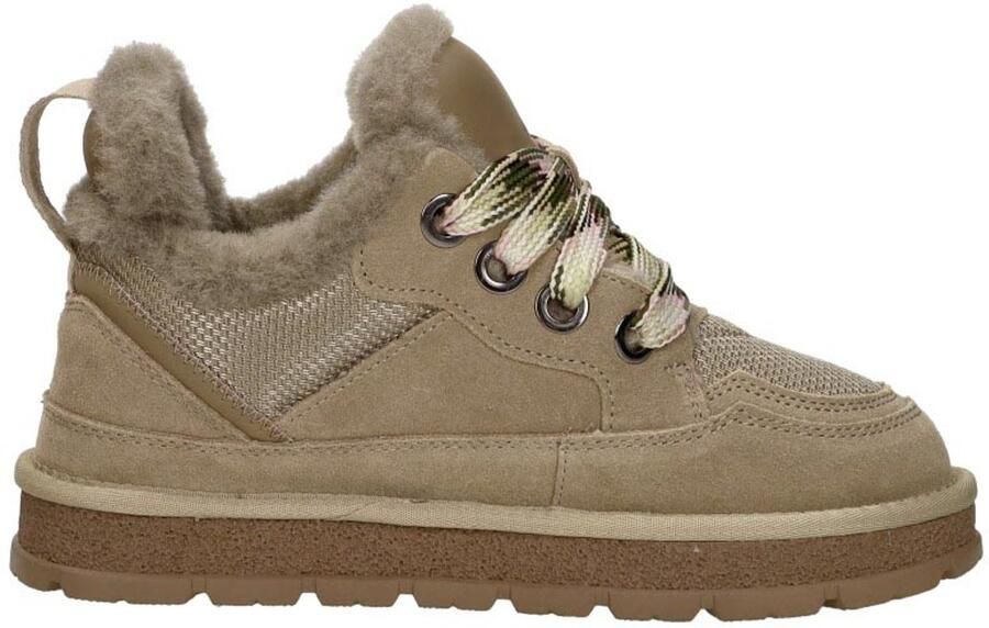 Shoecolate Veterschoenen Laag Veterschoenen Laag taupe