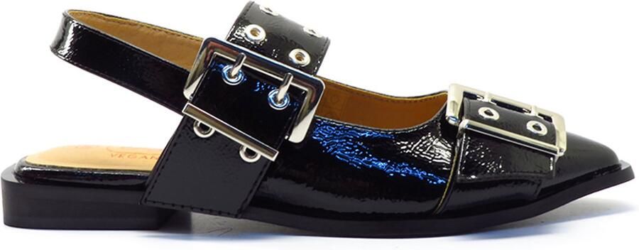 Shoecolate Zwart slingback 1.15.52.500 black ZWART