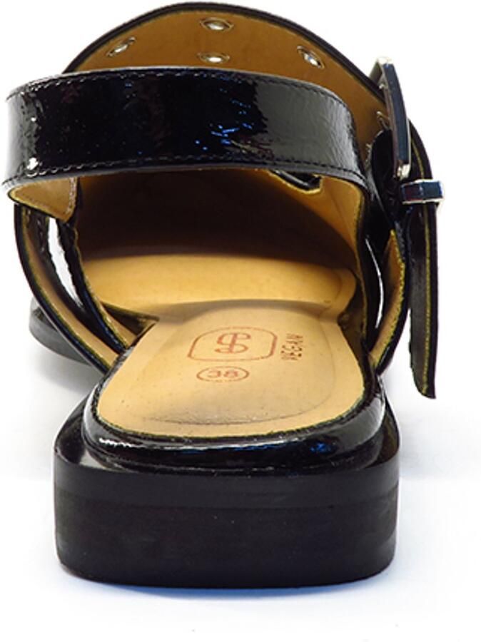 Shoecolate Zwart slingback 1.15.52.500 black ZWART
