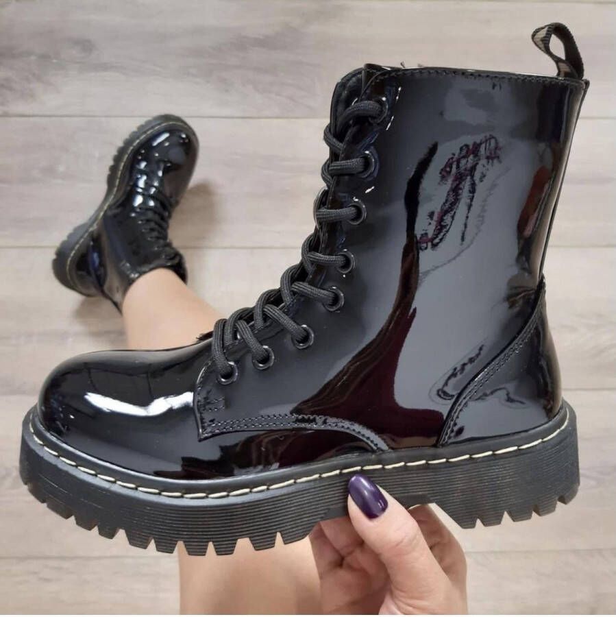 Lak laarzen dames deals