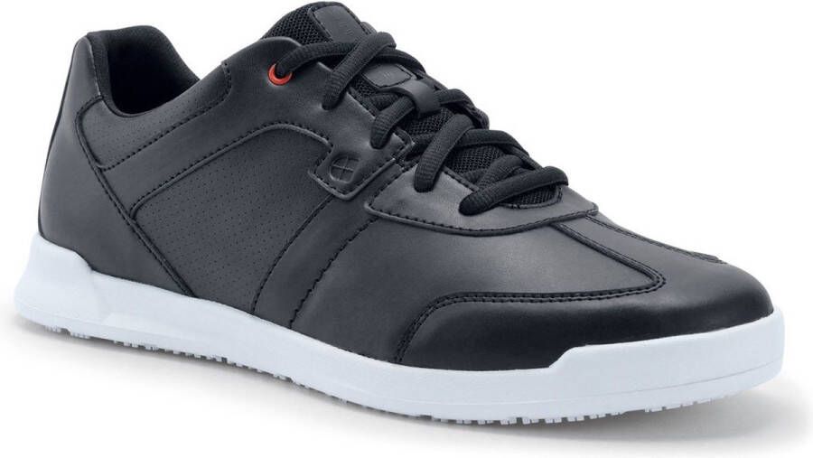 Shoes for Crews Freestyle II Heren Zwart Wit Verhoogd antislip Vegan Friendly