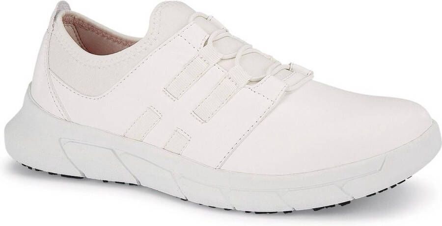 Shoes for Crews Karina Dames Wit Verhoogd antislip Vegan Friendly