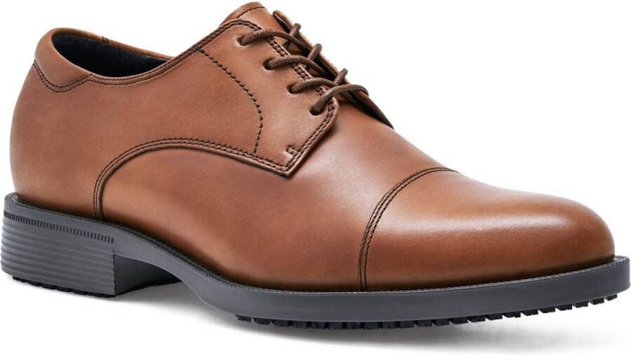Shoes for Crews Senator Bruin Formele waterbestendige schoenen met verhoogde antislip