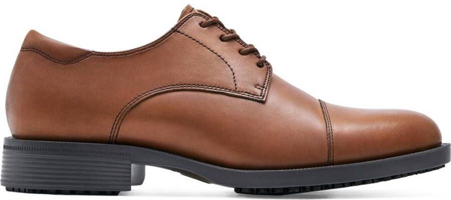 Shoes for Crews Senator Bruin Formele waterbestendige schoenen met verhoogde antislip