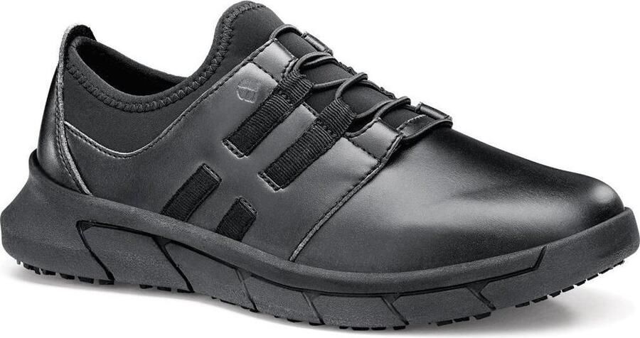 Shoes for Crews Karina Dames Zwart Verhoogd antislip Vegan Friendly