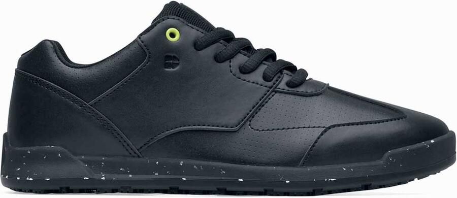 Shoes for Crews Liberty ECO| Dames Zwart Lichtgewicht vegan sneaker met extreme antislipzool
