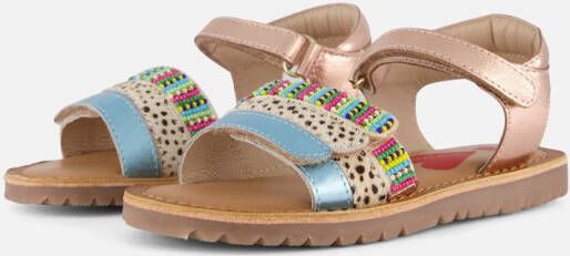 Shoesme Animal Sandalen roze Leer