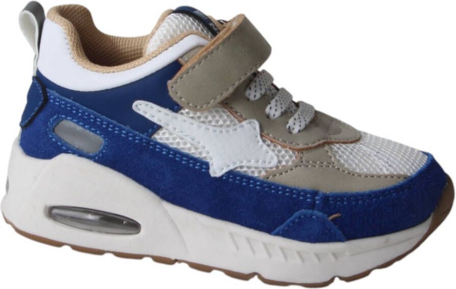 Shoesme AO25S001-B jongens klittenbandschoenen blauw