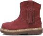 Shoesme B w004 Laarzen Suède Meisjes Rood - Thumbnail 2