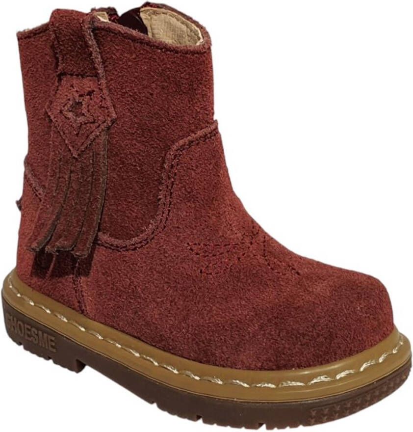 Shoesme B w004 Laarzen Suède Meisjes Rood - Foto 2