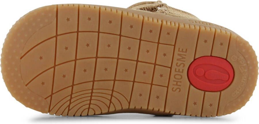 Shoesme Baby Babylaarsjes Meisjes jongens Cognac Fluffy