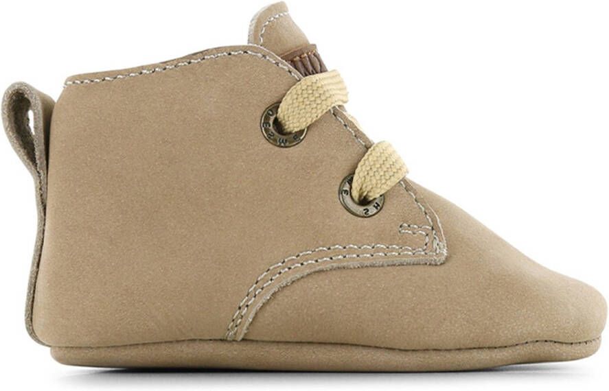 Shoesme Baby Babyslofjes Meisjes jongens BEIGE Leer