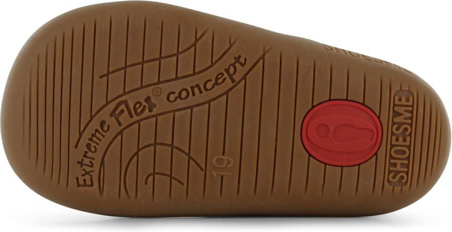 Shoesme Baby Babysneakers Jongens Cognac Leer