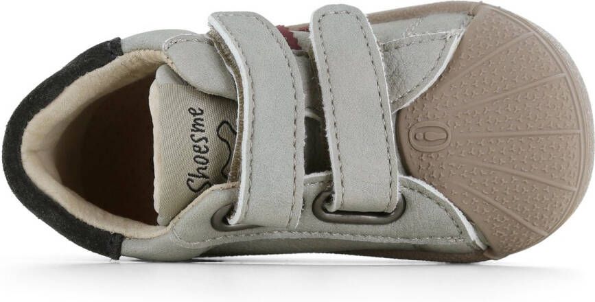Shoesme Baby Babysneakers Jongens Grey Leer