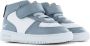 Shoesme Baby Babysneakers Blue White Orange Leer - Thumbnail 2